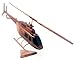 Bell 206 Helicopter Wood Model