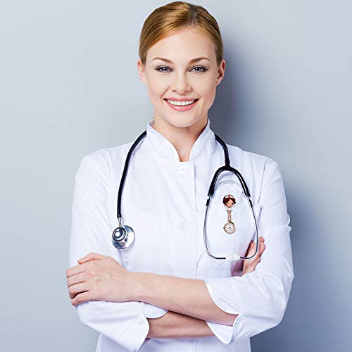Avaner Krankenschwesteruhr mit Clip im Cartoon-Design