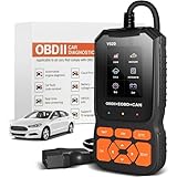 【Umfangreiche Fahrzeugkompatibilität】Dieser Autoscanner ist mit einer breiten Palette von Fahrzeugen kompatibel, einschließlich US-Fahrzeugen ab 1996, EU-Fahrzeugen ab 2000 sowie asiatischen Autos, Lastwagen und SUVs. Unterstützt 10 Sprachen, darunter Englisch, Deutsch, Französisch und viele mehr, um Ihnen eine benutzerfreundliche Erfahrung zu bieten.