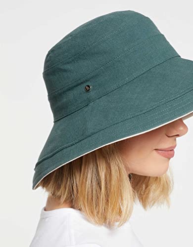 Holiday Sun Hat Upf50+ Uv Protection, Sun Protective Hat (As1, Alpha, L, X_L, Forest Green/Beige) #TOP3