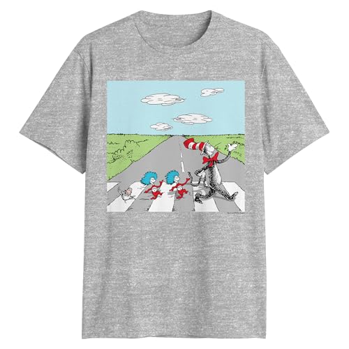 Dr. Seuss Cat in The Hat Thing One Two Crossing Mens Adult T-Shirt