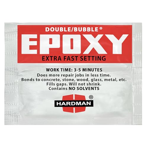 Image of Hardman Double Bubble Red Extra Fast Setting Epoxy Adhesive - 04001 (5 Pack)