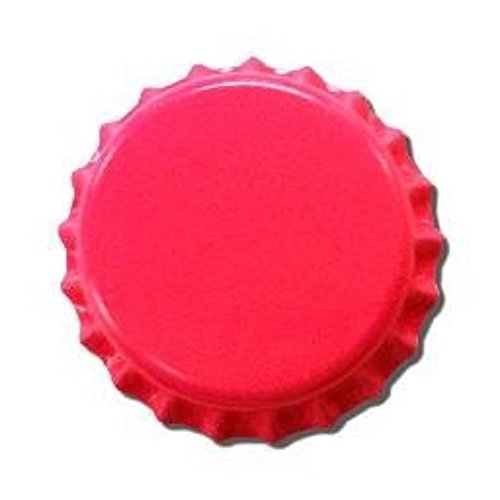 Pink Oxygen Barrier Beer Bottle Caps - 144 Pack