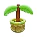 Seau à glace portatif Coconuts Arbre gonflable seau à glace Pool Party Iced Beverage seau gonflable en PVC Beverage Cooler Basin Fruit alimentaire porte-boisson Garder la glace congelée plus longtemps