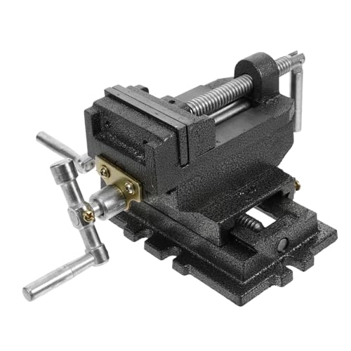 FUNOMOCYA Cross Vise for Workbench Drill Press Vise Clamp Heavy Duty Bench Clamp Precision Cross Pliers