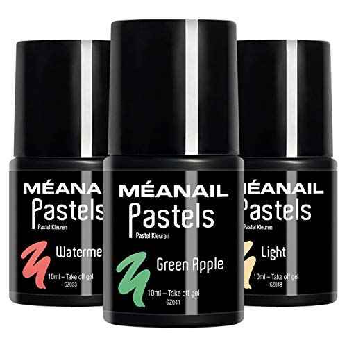 Shellac Set Meanail PASTEL®  Gellack Set Paris  UV Gel UV Nagellack Sets Maniküre + Pediküre  Nageldesign Nailart  Vegan&Cruelty free