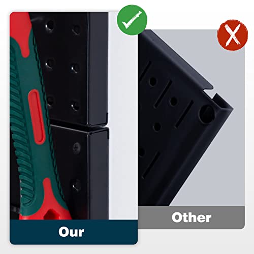 Tnine 97Pcs Garage Storage, 48X24 Inch Pegboard Wall Organizer, Metal Pegboard With Hooks, Garage Storage Bins, Utility Tool Board, Panel Tool Organizer #TOP2