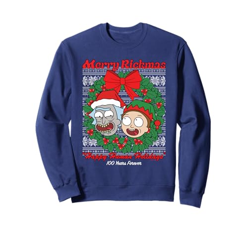 Rick and Morty Merry Rickmas Ugly Christmas Sweatshirt