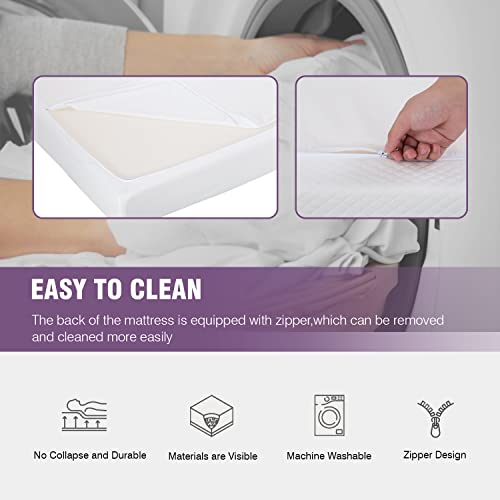 Paylesshere 5 Inch Full Gel Memory Foam Mattress/Certipur-Us Certified/Bed-In-A-Box/Cool Sleep & Comfy Support #TOP6