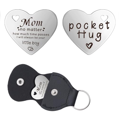 Pocket Hug Token for Mum - Birthday, Retirement, and for Mother from Son - Women's Presents for Mom, Mama, Mommy, Step Mum
