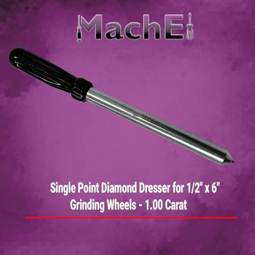 MachEl Single Point Diamond Dresser for 1/2\" x 6\" Grinding Wheels - 1.00 Carat