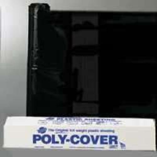 ORGILL POLY 6X1.5-B Lbm Poly Polyfilm, 6 Mil T, 1.5 W X 300 Ft L, Plastic, Black