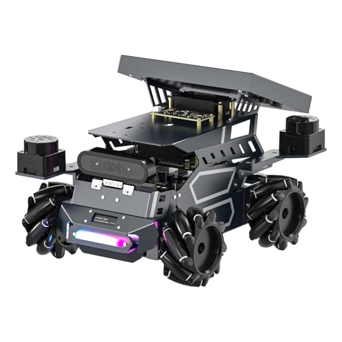 Yahboom Jetson Orin NX Super 16GB 157TOPS for ROS2 Robotics, Dual LiDAR, Support ROS2, Python Programming, ROS Development, Mechanical Engineer