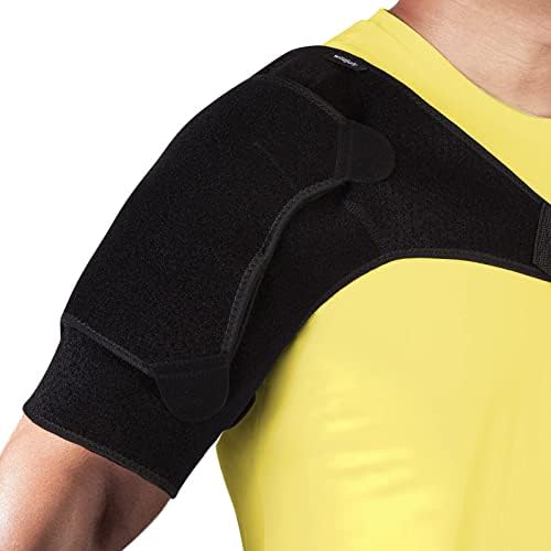 Wildjuly Shoulder Brace for Torn Rotator Cuff with Dual Pressure Pad ，Shoulder Pain Relief and Accelerate Recovery for Men and Women,M