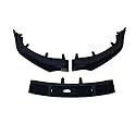 OLQYBD Frontstoßstangenlippe, Splitter, glänzend schwarz, Bodykit, Tuning-kompatibel, kompatibel mit BMW 8er G14 G15 G16 M-Sport 840i 840d M850i ​​2018-2024 Frontspoilerlippe(Unpainted)