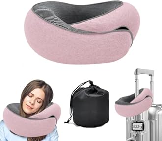 WEERSHUN Travel Pillows for Airplanes,2024 New Travel Pillow,Travel Neck Pillow Airplane Memory Foam Travel Pillow Neck Pillow for Traveling Suitable for Airplanes,Offices and Cars