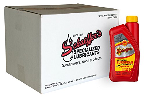 Schaeffer Manufacturing Co. 8007012 Advanced European Performance Full Saps 5W30 Oil, 1 Quart (Pack of 12) (8007-012)