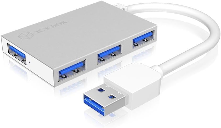 Icybox IB-HUB1402 4 x USB 3.0 Hub to USB 3.0 Port