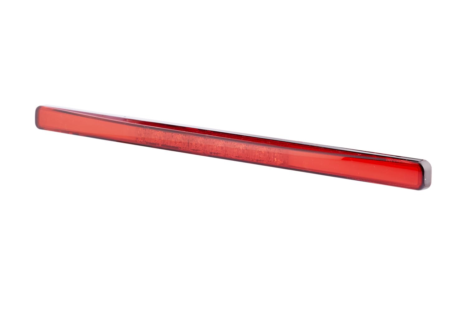 HELLA Zusatzbremsleuchte - LED - 12V - Anbau/aufklebbar - SAE/CCC - Lichtscheibenfarbe: rot - Kabel: 200mm - Stecker: Flachsteckhülse - hinten - 2DA 012 596-061