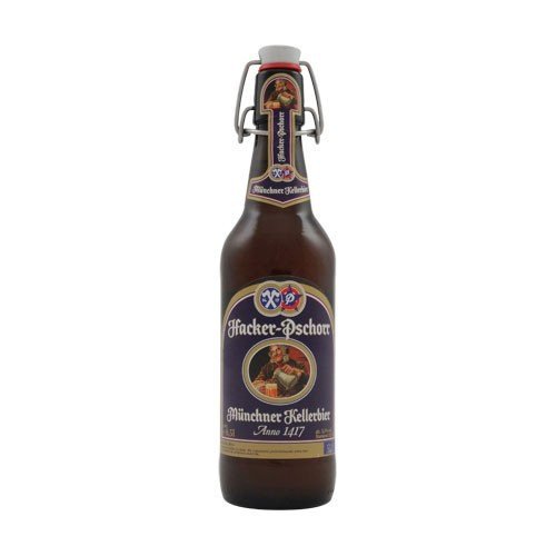 Hacker-Pschorr Kellerbier naturtrüb (20 Flaschen à 0,5 l / 5,5% vol.) inc. 3.00€ MEHRWEG Pfand