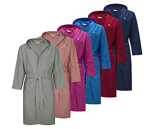 Renato Balestra Bademantel Mikrofaser Unisex, Grau XL