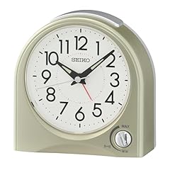 SEIKO Maris Non Ticking Desk/Alarm Clock, Gold product image