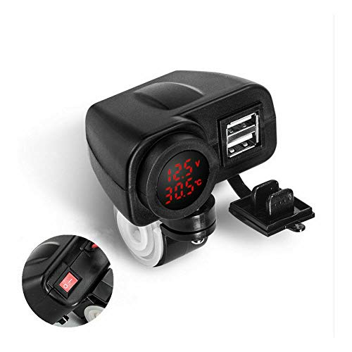Chargeur USB moto étanche pour téléphone : roulez l'esprit libre avec le double port 12V