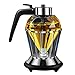 Kagodri Dispensador de miel y jarabe, dispensador de miel de vidrio sin goteo, dispensador de aceite de oliva con soporte dispensador de jarabe para herramienta de cocina