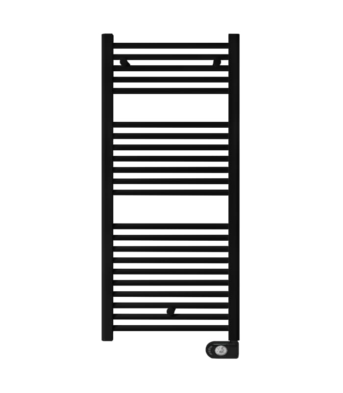 facula - Radiador Toallero Eléctrico Fluido Serie PE Negro de Bajo Consumo 700w
