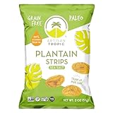 ARTISAN TROPIC Plantain Strips Sea Salt - 8 Pack, 2oz - Vegan, Paleo, Gluten Free Chips - Individual Bags Healthy Snacks for School, Gym, Kids – Whole 30 Approved Foods Baked Banana Chips