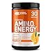OPTIMUM NUTRITION ESSENTIAL AMINO ENERGY, Orange Cooler, Keto Friendly Preworkout and Essential Amino Acids with Green Tea and Green Coffee Extract, 9.5 Ounce (Pack of 1)
