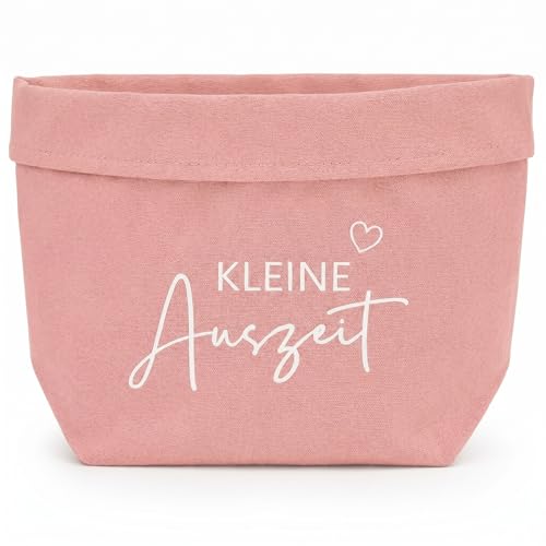 Xuniea Kleine Auszeit Korb Geschenktüte, Klassischer Stil, Rosa