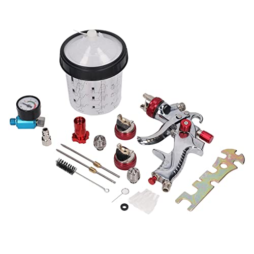 Pistola de Pintura Automotiva HVLP Com Bico de 1,4 Mm 1,7 Mm 2,0 Mm Kit de Tocha de Pintura Automáti