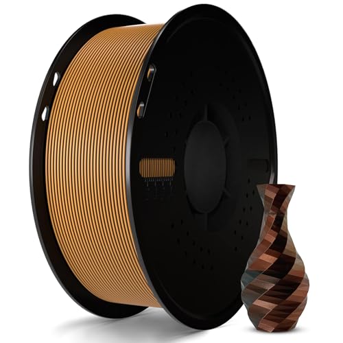 Miailuy 1.75mm Tricolor PLA 3D Printer Filament(SilkGoldCopperBlack), Iridescent Effect, 3D Silk Rainbow Filament Changes Color with Viewing Angle, Dimensional Accuracy +/-0.02mm, 2.2lbs/Spool