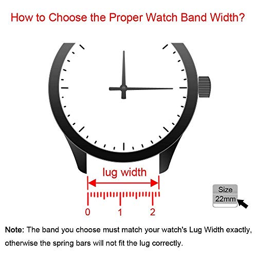 22Mm Quick Release Watch Band, Fintie Genuine Leather Replacement Wrist Strap Bands With Metal Clasp Compatible With Samsung Galaxy Watch 3 45Mm / Galaxy Watch 46Mm / Gear S3 Frontier Classic Smartwatch, Black #TOP1