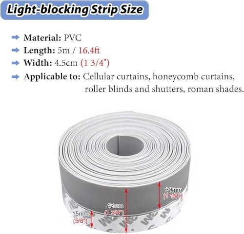 Cortinas opacas SSDDLZEQ con adhesivo persiana de PVC que bloquea la luz sin taladrar 8