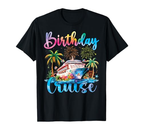 Crociera di compleanno Vacanze in famiglia Festa di compleanno Cruise Squad Maglietta