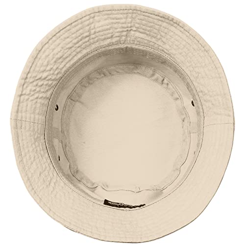 Image of Falari Men Women Unisex Cotton Bucket Hat 100% Cotton Packable for Travel Fishing Hunting Summer Camp