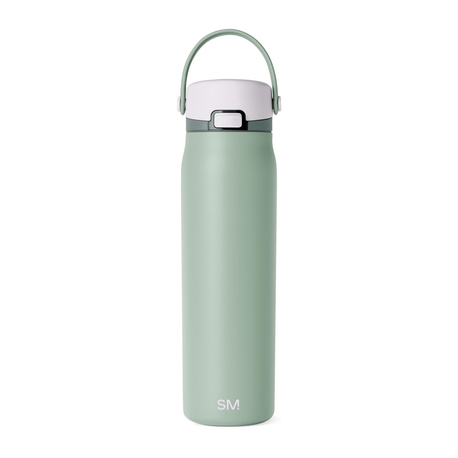 Simple Modern Mesa Sport Water Bottle with Covered Chug Lid | 30oz Cup Holder Friendly Insulated Stainless Steel Bottle for Gym, Sports and Travel |
