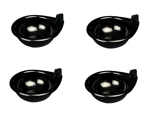 4x Samuel Groves Large Egg Poacher Cups Durable Plastic Reusable Non-Stick Design for Perfect Poached Eggs Easy to Use and Clean Ideal for Home Cooking Microwave & Dishwasher Safe