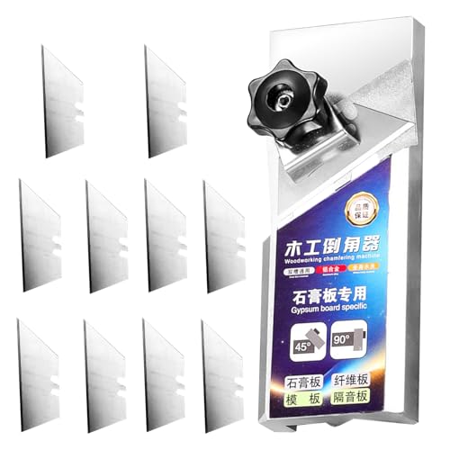 乾燥壁トリミングツール | 手動アルミニウム合金Vカッター,45度のエルゴノミックデザインで精密な切断を実現する木工用工具