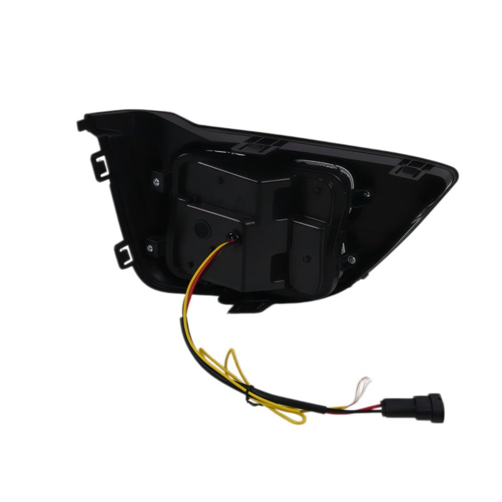 Luci di marcia diurna a LED DRL 12W 6000K 4LEDs Fendinebbia + Segnali di direzione gialli
