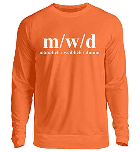 Pull M/W/D Blödsinn sweat unisexe orange grand confort taille XL mode streetwear