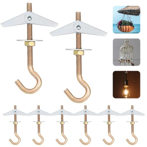 Klassische Girlandenhaken Aus Metall – Set Mit 6 Haken, Für Decken & Wände – Zum Aufhängen Von Pflanzen, Lampen, Deko