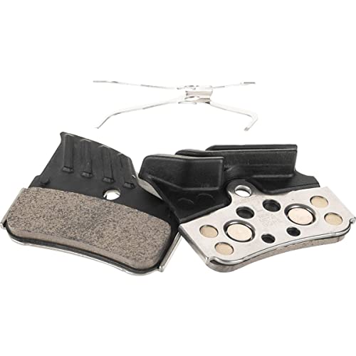 Plaquettes de frein disque N04C Shimano gris métallique pour vélos de descente vtt