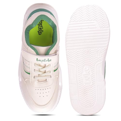 Image of Liberty Lucy & Luke COSMO-8E Casual Shoes for Kids - White Slip-On Sneakers for Boys & Girls | Memory Foam Insole, Lightweight Everyday Shoes for School, Play, Daycare & Family Outings