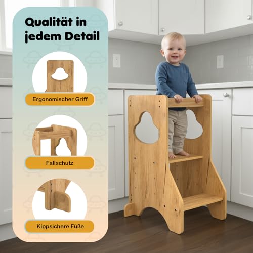 COSYLAND Lernturm ab 1 Jahr, Learning Tower – Ansicht 3