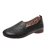 Frauen atmungsaktive Spitze up Schuhe Wohnung Freizeitschuhe Unisex leichte Arbeit Schuhe sportlich atmungsaktiv Slip Work Trainer Schuhe Damen Herbst Klettverschluss