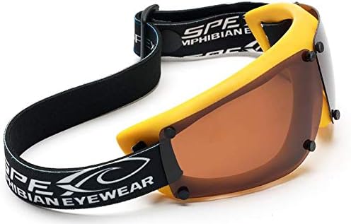 Amphibian Eyewear, Yellow with All Weather Polarized lenses