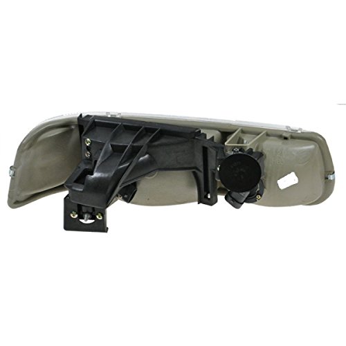 National RV Sea Breeze 2003-2007 RV Motorhome Pair (Left & Right) Replacement Front Headlights with Bulbs